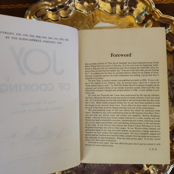 1953 The New Joy of Cooking Cookbook, VINTAGE with "Barely There" Dust Jacket - Picture 3 of 6